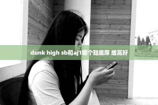 dunk high sb和aj1哪个鞋底厚 增高好