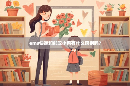 ems快递和邮政小包有什么区别吗？