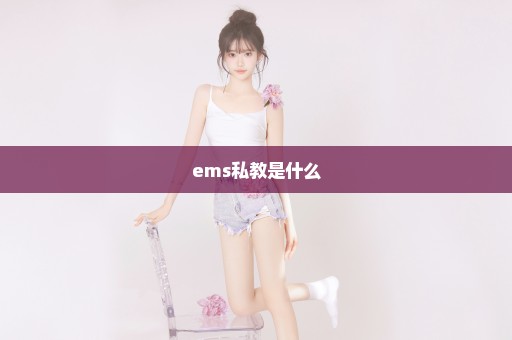 ems私教是什么