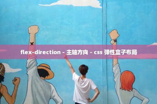 flex-direction - 主轴方向 - css 弹性盒子布局