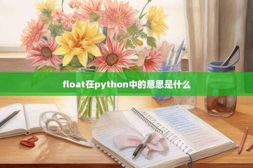 float在python中的意思是什么