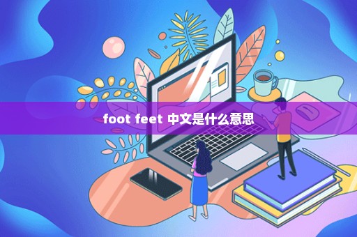 foot feet 中文是什么意思