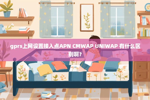 gprs上网设置接入点APN CMWAP UNIWAP 有什么区别啊？