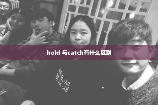 hold 与catch有什么区别