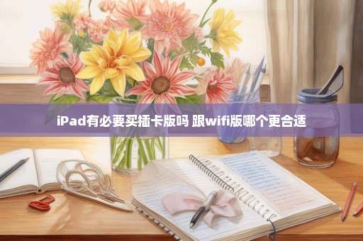 iPad有必要买插卡版吗 跟wifi版哪个更合适