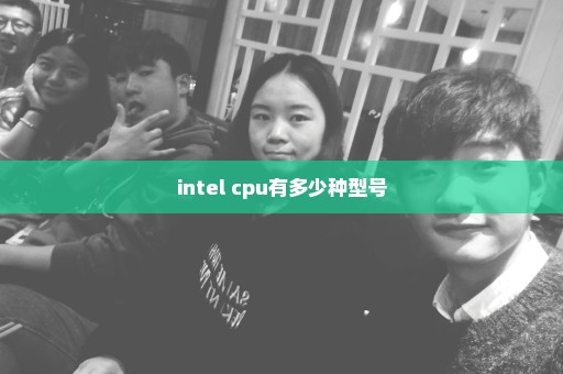 intel cpu有多少种型号