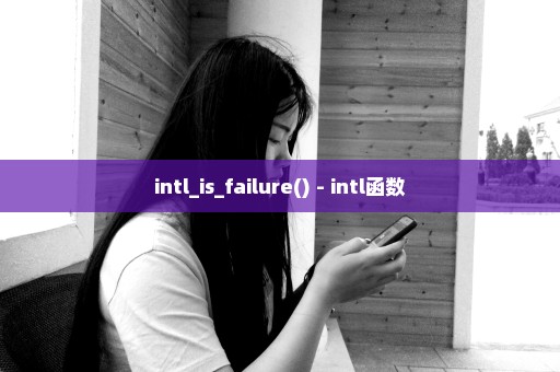 intl_is_failure() - intl函数