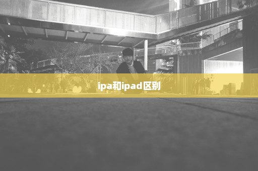 ipa和ipad区别