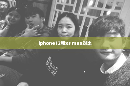 iphone12和xs max对比