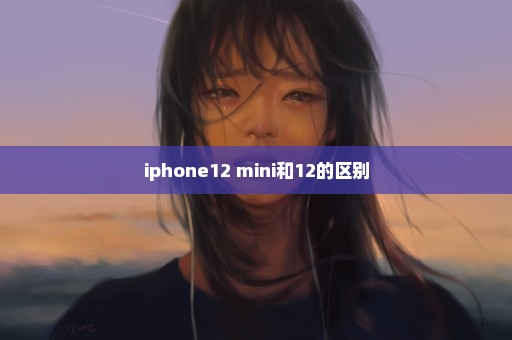 iphone12 mini和12的区别