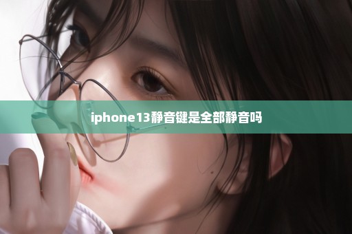 iphone13静音键是全部静音吗