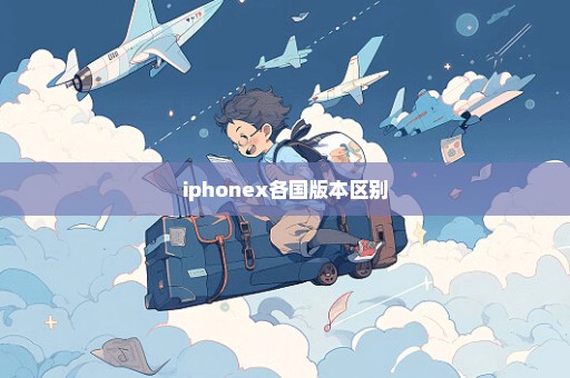 iphonex各国版本区别