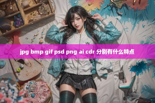 jpg bmp gif psd png ai cdr 分别有什么特点