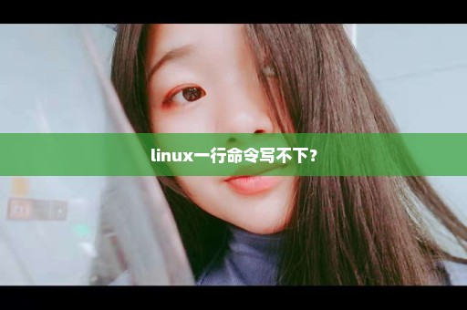 linux一行命令写不下？