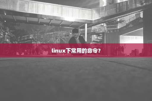 linux下常用的命令？