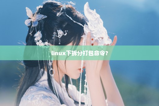 linux下拆分打包命令？