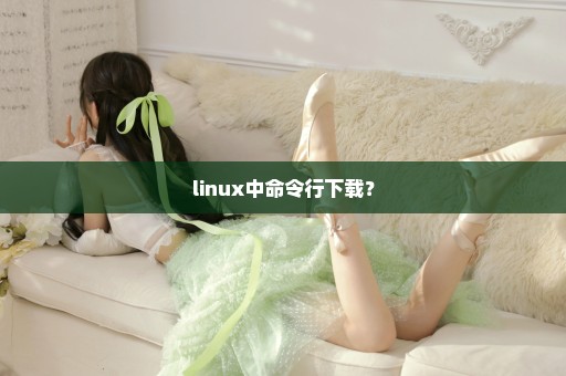 linux中命令行下载？