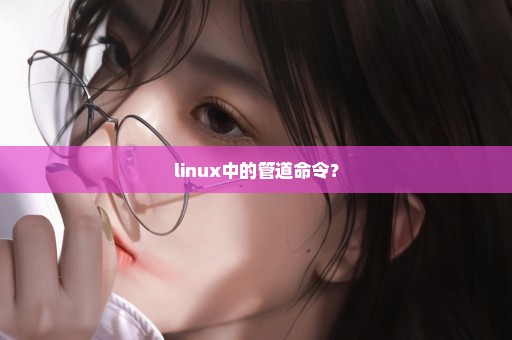 linux中的管道命令？