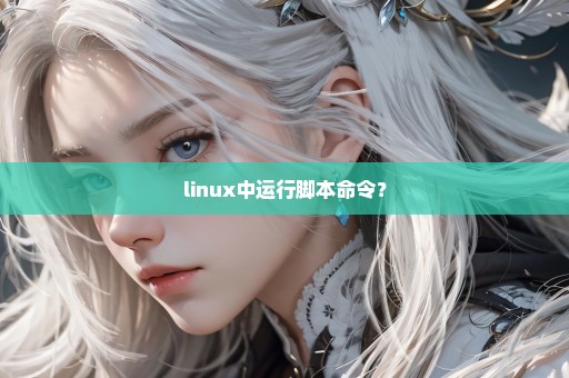 linux中运行脚本命令？