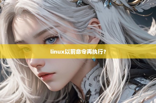 linux以前命令再执行？