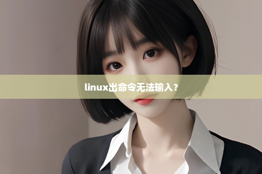 linux出命令无法输入？