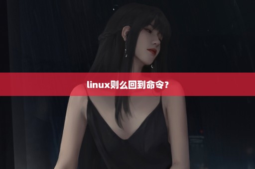 linux则么回到命令？