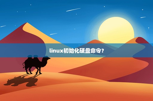 linux初始化硬盘命令？