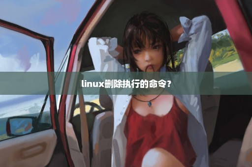 linux删除执行的命令？