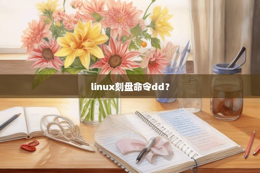 linux刻盘命令dd？