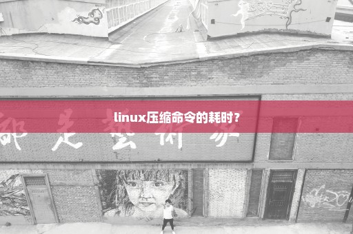 linux压缩命令的耗时？