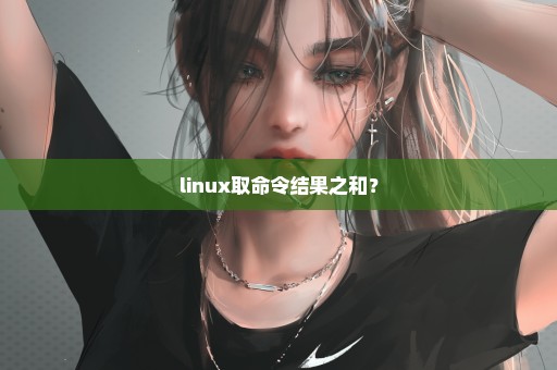 linux取命令结果之和？