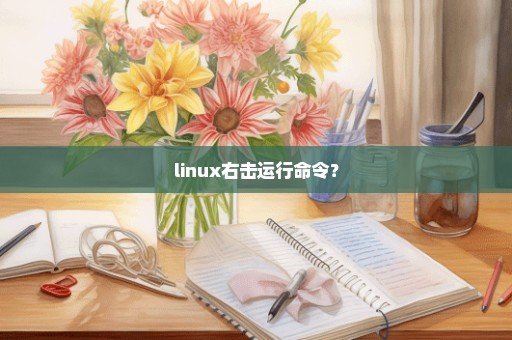 linux右击运行命令？