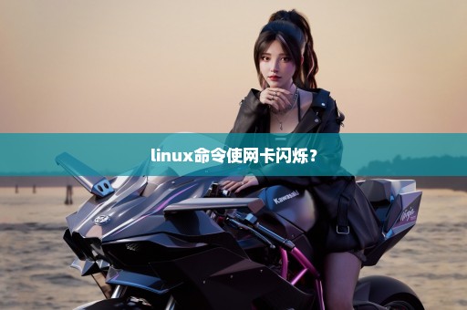 linux命令使网卡闪烁？