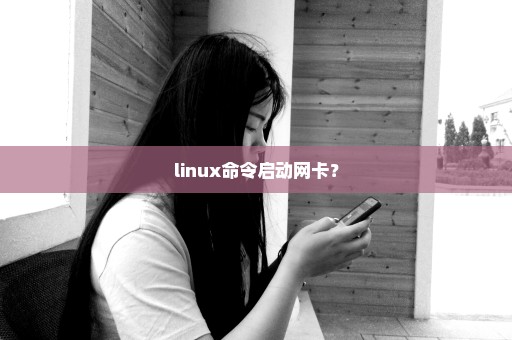 linux命令启动网卡？