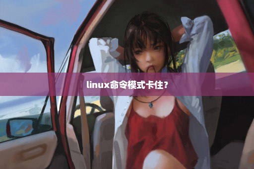 linux命令模式卡住？