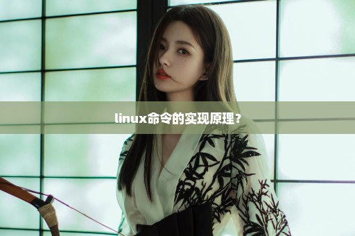 linux命令的实现原理？