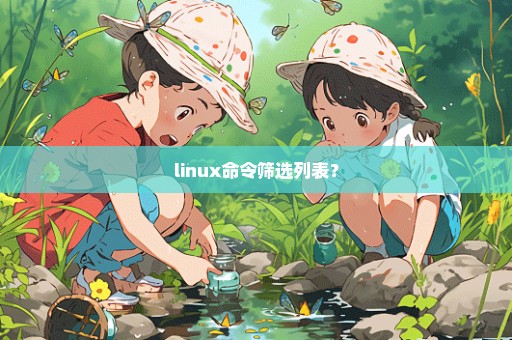 linux命令筛选列表？