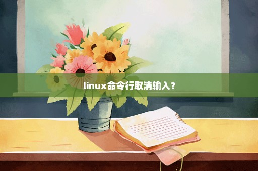 linux命令行取消输入？