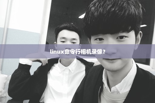 linux命令行相机录像？