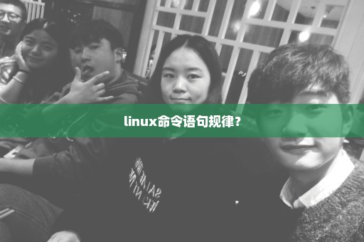 linux命令语句规律？