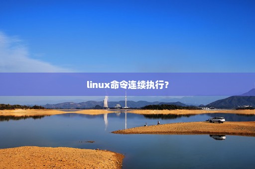 linux命令连续执行？