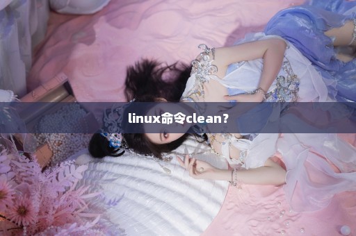 linux命令clean？