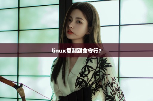 linux复制到命令行？