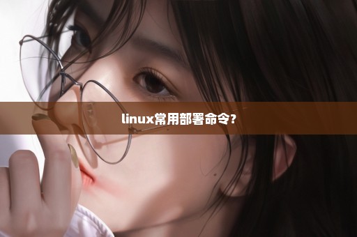 linux常用部署命令？