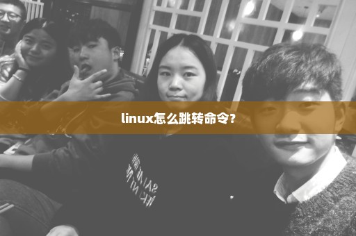 linux怎么跳转命令？