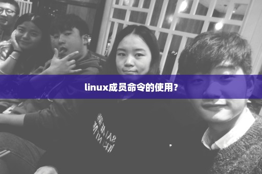 linux成员命令的使用？