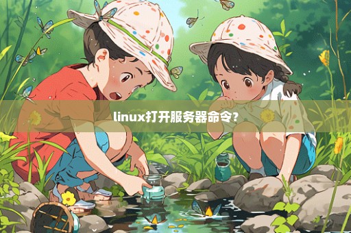 linux打开服务器命令？