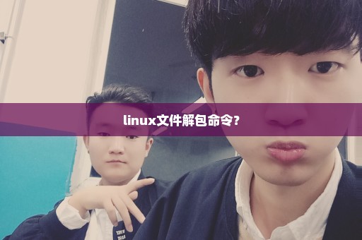 linux文件解包命令？