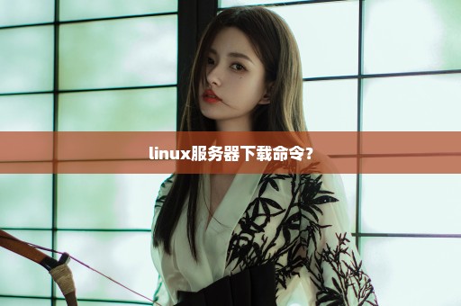 linux服务器下载命令？