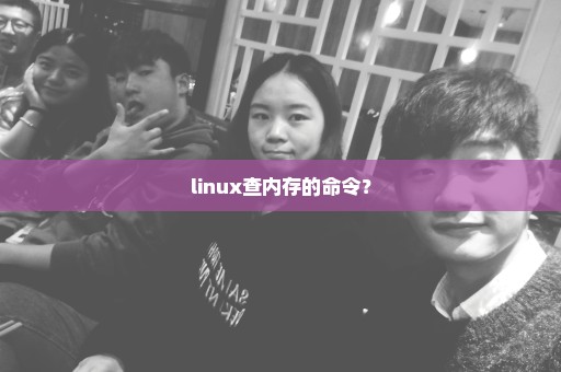 linux查内存的命令？